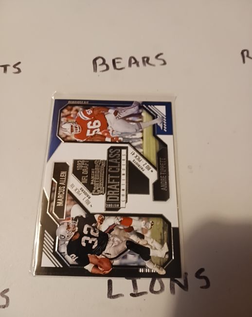 2024 Panini Contenders Historic Draft Class #6 Marcus Allen / Andre Tippett — front