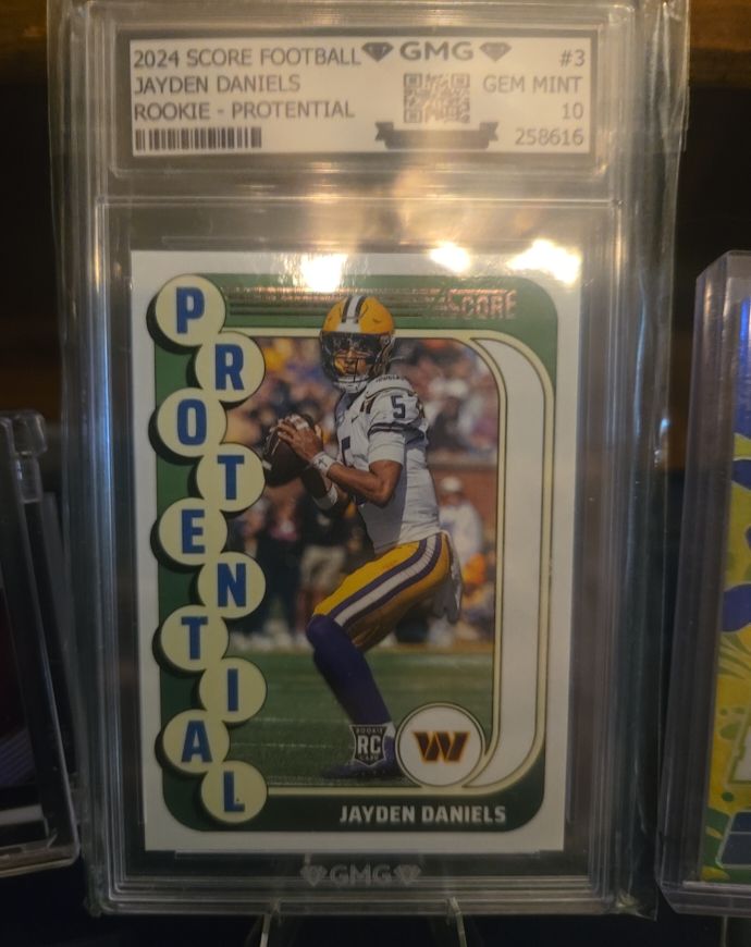 2024 Panini Score Protential #3 Jayden Daniels — front