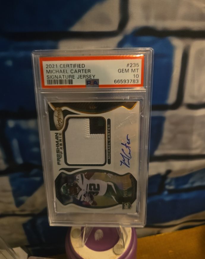 2021 Certified #235 Michael Carter Signature Jersey — front