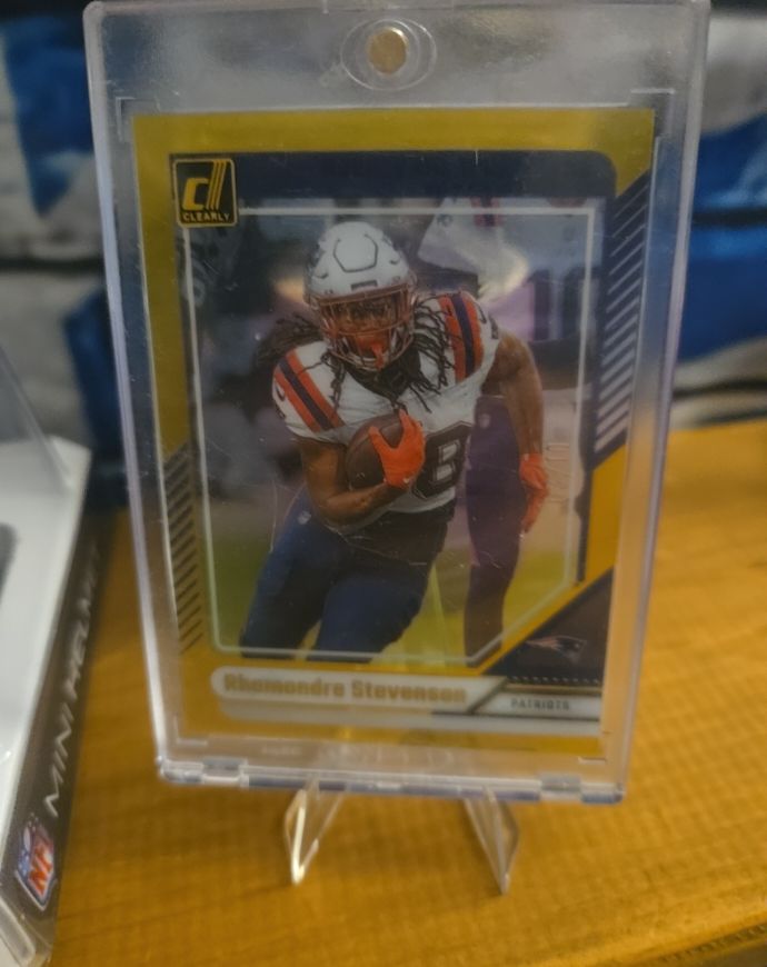 2024 Panini Clearly Donruss Rhamondre Stevenson — front