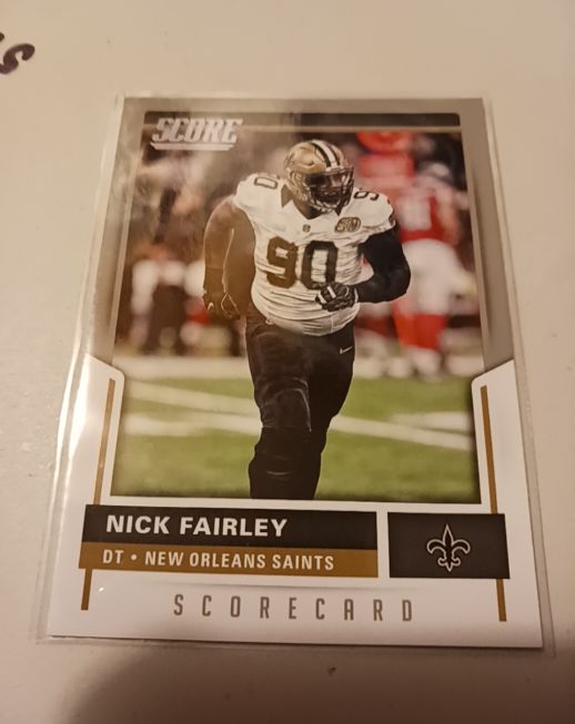 2017 Score #111 Nick Fairley — front