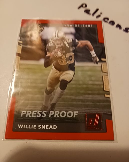 2017 Donruss Football Press Proof Willie Snead — front