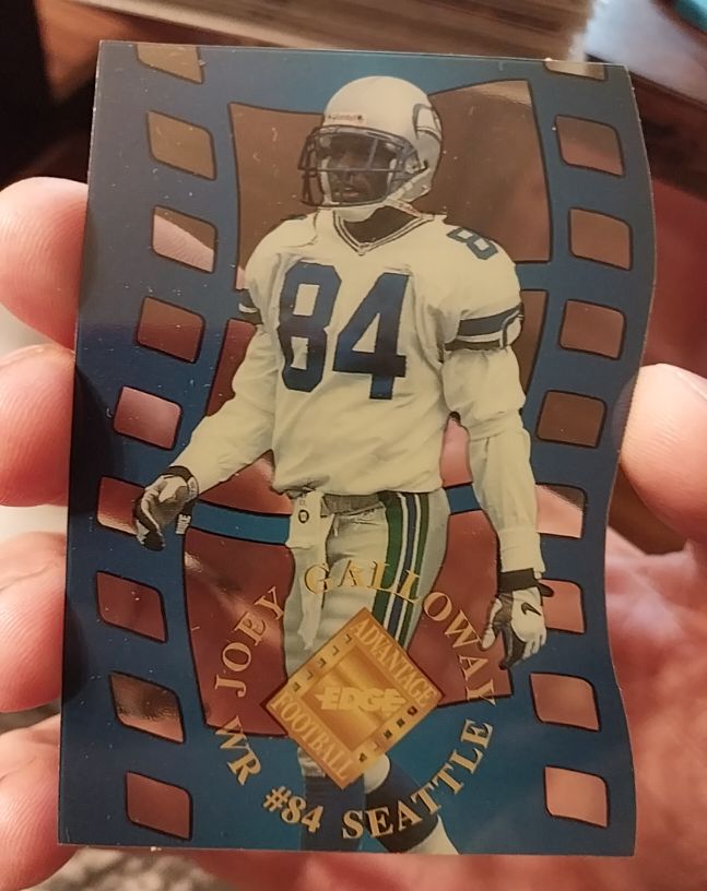 1996 Collector's Edge Advantage Crystal Cuts #CC Joey Galloway — front