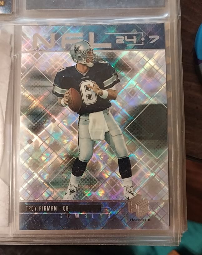 1999 Upper Deck HoloGrFX 24/7 #N6 Troy Aikman — front