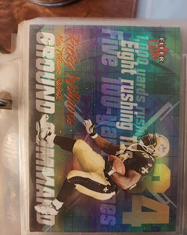 2001 Fleer Ultra Ground Command #8 Ricky Williams — front