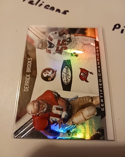 2018 Panini Certified Champions #5 CC1 Derrick Brooks — front