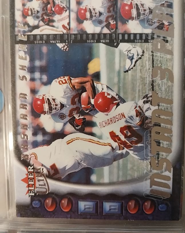 2000 Fleer Ultra Instant Three Play #10IP Rashaan Shehee — front