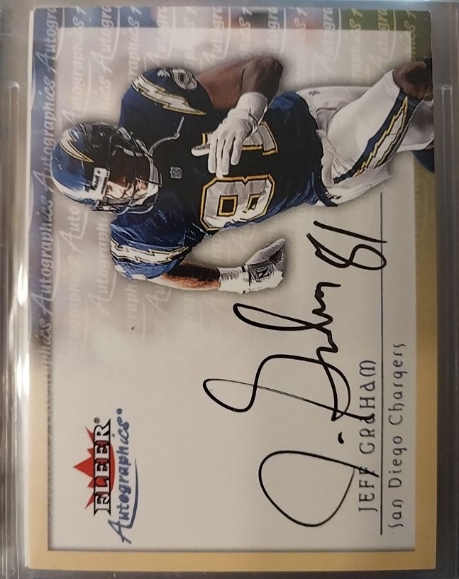 2000 Fleer Autographics Jeff Graham — front