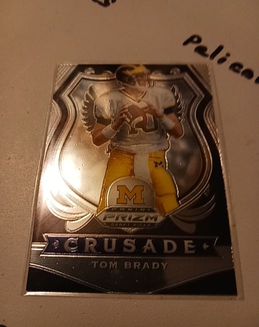 2020 Panini Prizm Draft Picks #100 Tom Brady Crusade — front