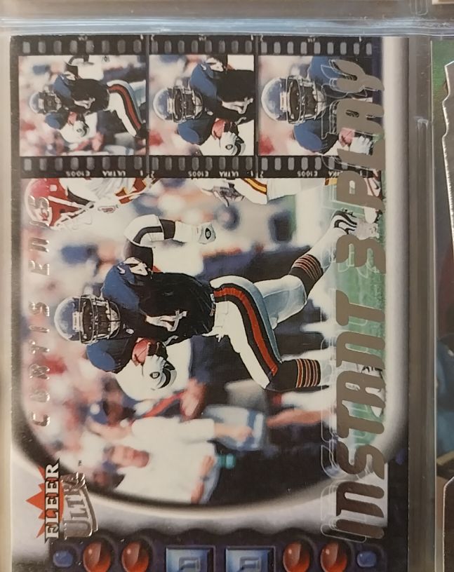 2000 Fleer Ultra Instant Three Play #2 Curtis Enis — front