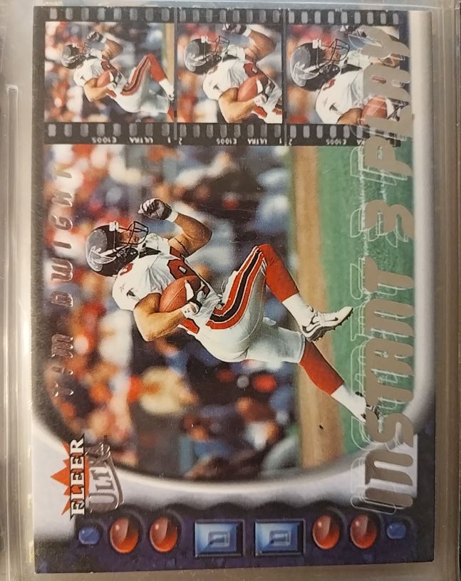 2000 Fleer Ultra Instant Three Play #15 Tim Dwight — front