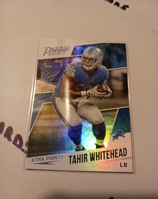 2018 Panini Prestige Xtra Points Tahir Whitehead — front