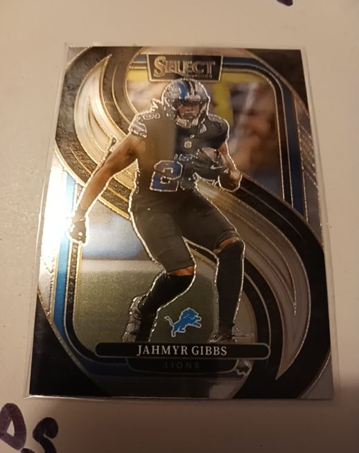 2024 Panini Select #163 Jahmyr Gibbs Premier Level — front