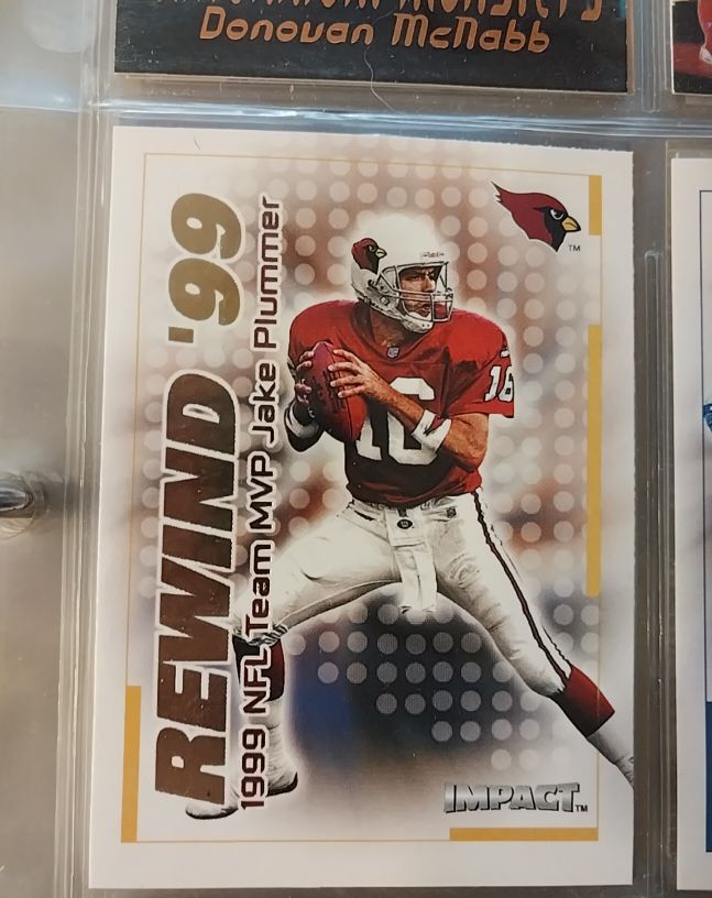 2000 Skybox Impact Rewind '99 #1 Jake Plummer — front