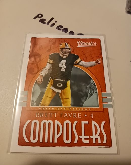 2018 Panini Classics Composers #4 Brett Favre — front