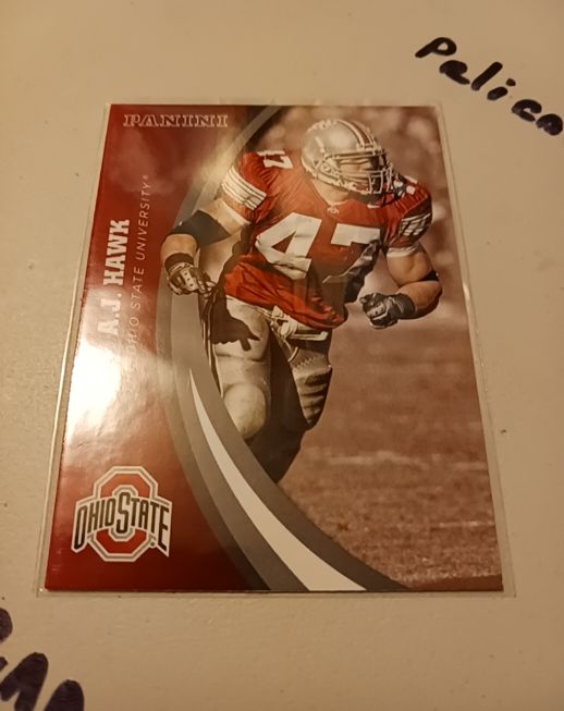 2015 Panini Ohio State Buckeyes #47 A.J. Hawk — front