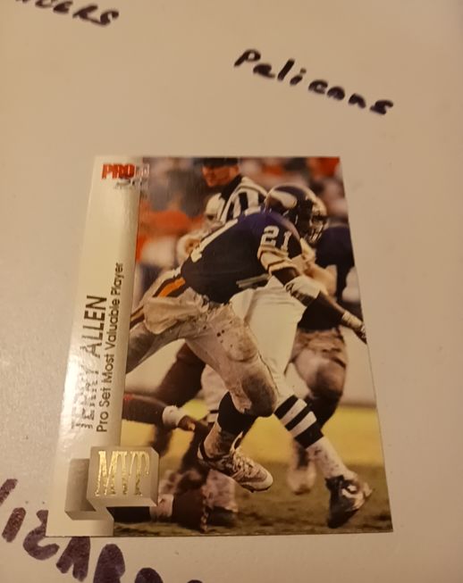 1992 Pro Set MVP #MVP22 Terry Allen — front