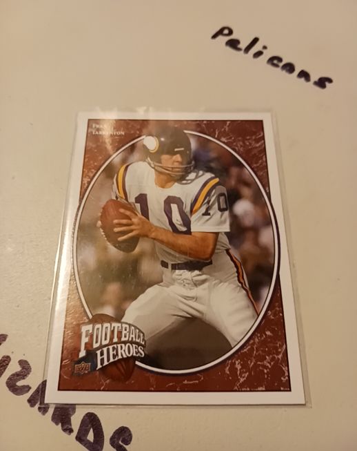 2008 Upper Deck Football Heroes #d/350 Fran Tarkenton — front