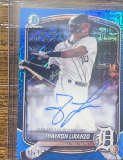 2025 Bowman Chrome Mega Mojo #BMA-TL Thayron Liranzo — front