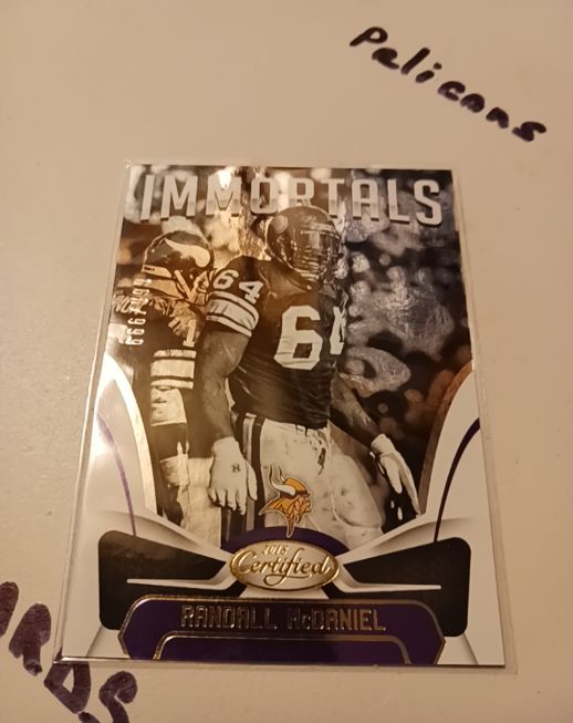 2018 Panini Certified Immortals #123 Randall McDaniel — front