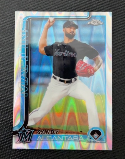 2025 Topps Chrome #126 Sandy Alcantara — front