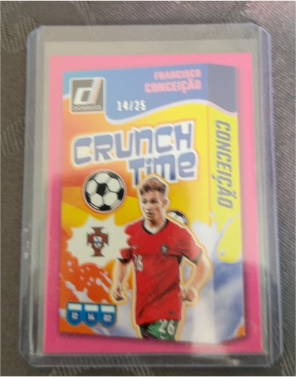 2024-25 Panini Donruss #21 Francisco Conceicao Crunch Time Red — front