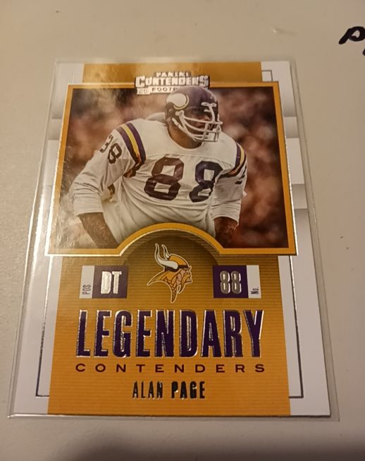 2017 Panini Contenders #LC-5 Alan Page Legendary Contenders — front