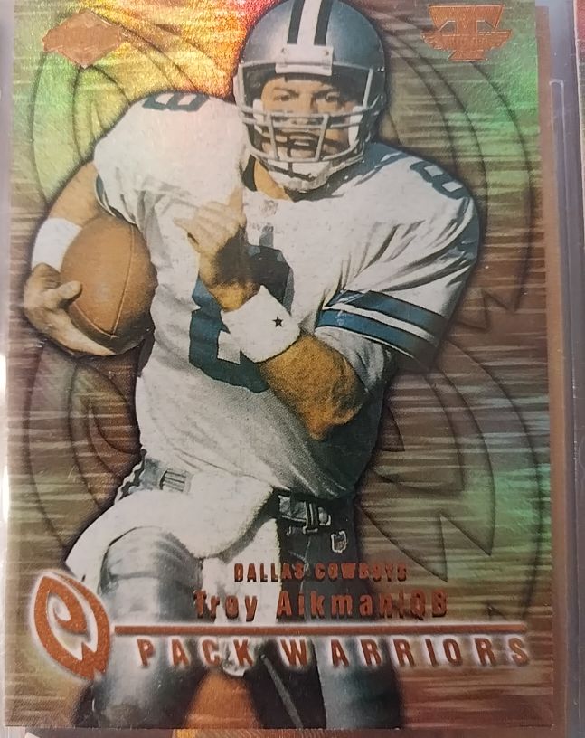 1999 Collector's Edge Triumph Pack Warriors #PW4 Troy Aikman — front