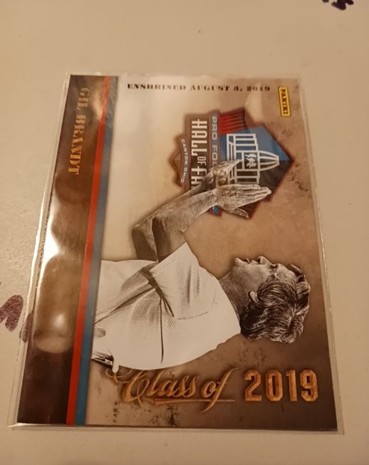 2019 Panini Hall of Fame Gil Brandt Class of 2019 — front