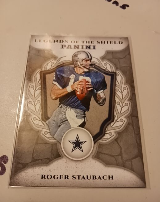 2017 Panini Legends of the Shield #LS-RS Roger Staubach — front