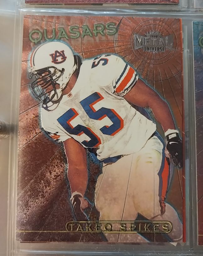 1998 Skybox Metal Universe #SW1 Takeo Spikes — front