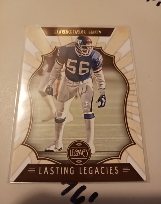 2019 Panini Legacy #LL-LT Lawrence Taylor Lasting Legacies — front