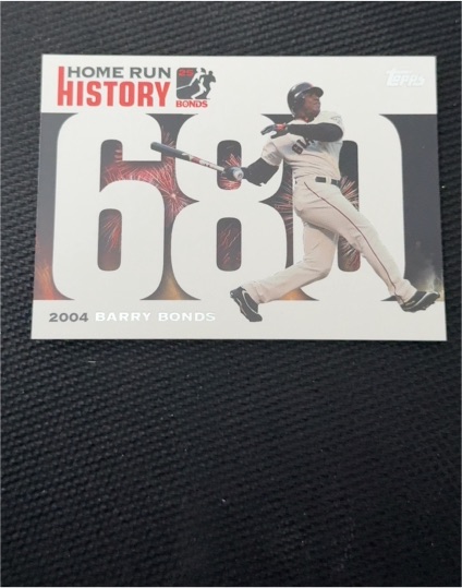 2004 Topps Barry Bonds Home Run History #680 — front