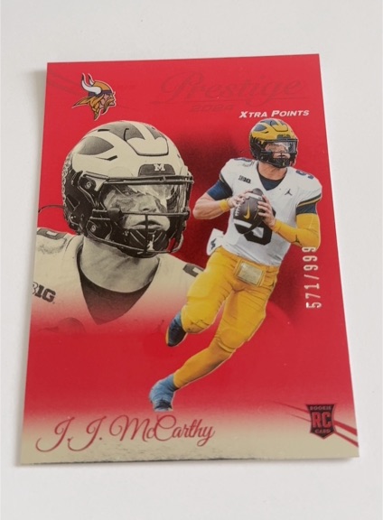 2024 Panini Prestige #311 J.J. McCarthy — front