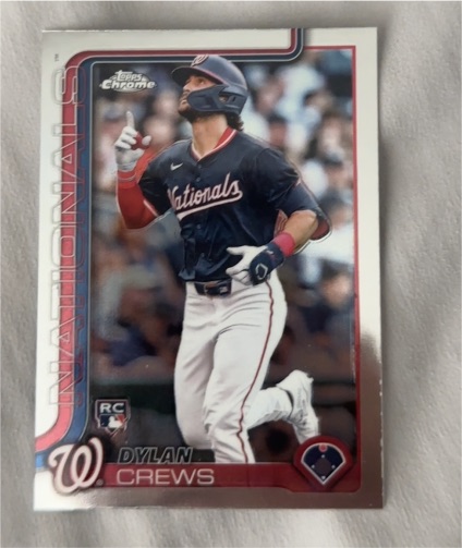 2025 Topps Chrome #146 Dylan Crews — front
