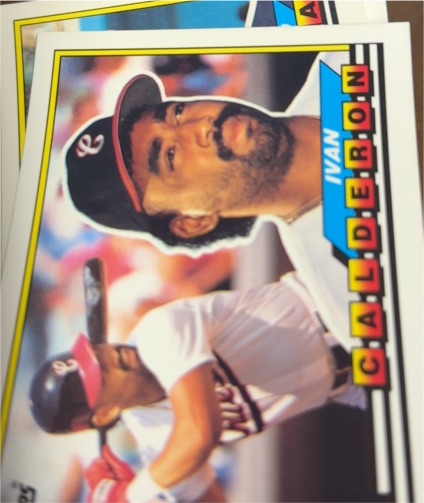 1989 Topps Big #289 Ivan Calderon — front