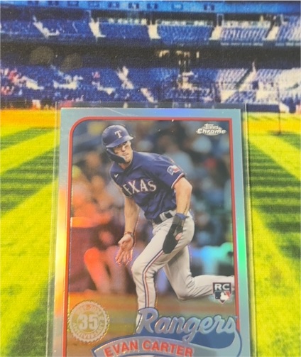 2024 Topps Chrome 1989 Topps Baseball #89CB-13 Evan Carter — front