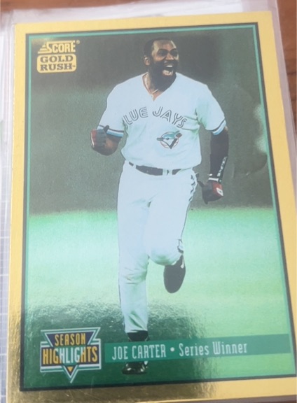 1994 Score Gold Rush #625 Joe Carter — front