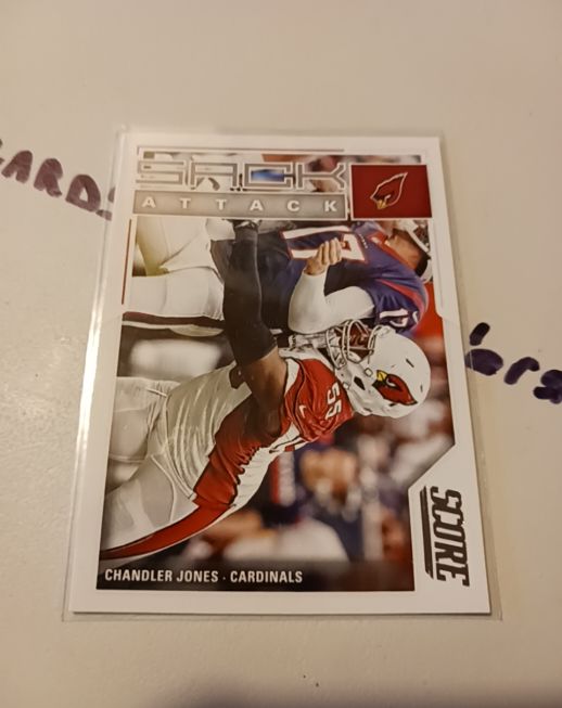2017 Score #12 Chandler Jones Sack Attack — front