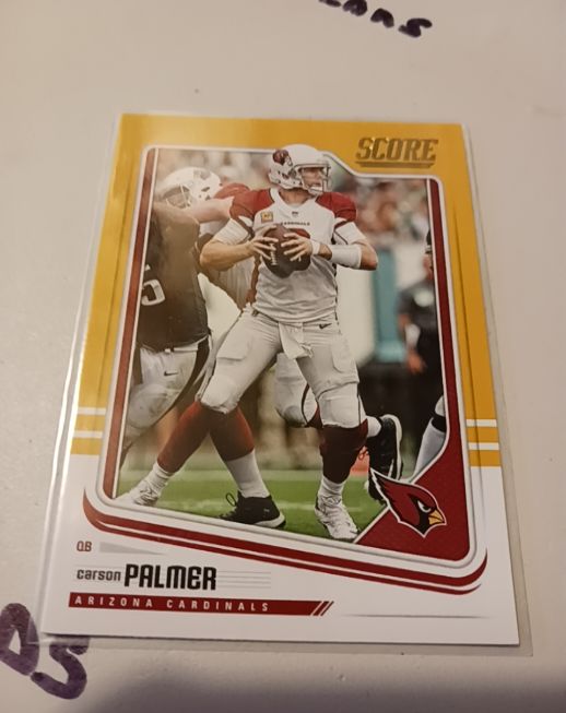 2018 Score #1 Carson Palmer — front