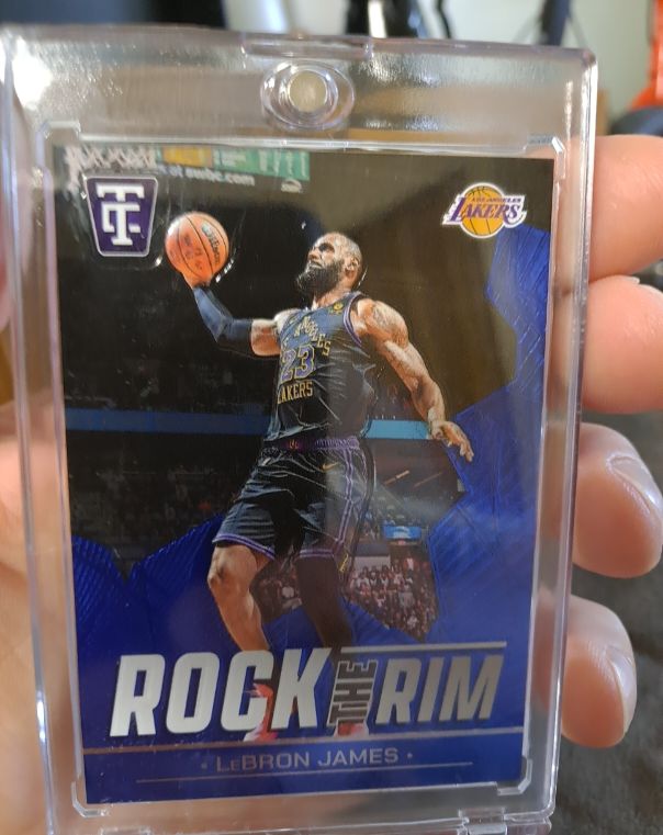 2024-25 Panini Totally Certified #16 LeBron James Rock The Rim — front
