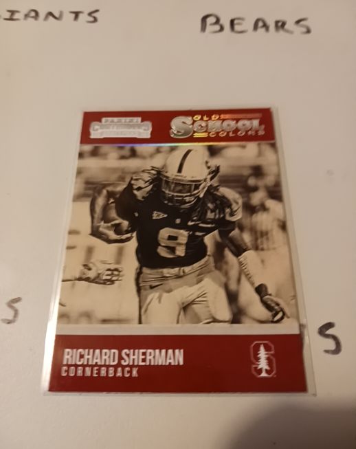 2016 Panini Contenders Draft Picks Old School Colors #21 Richard Sherman — front