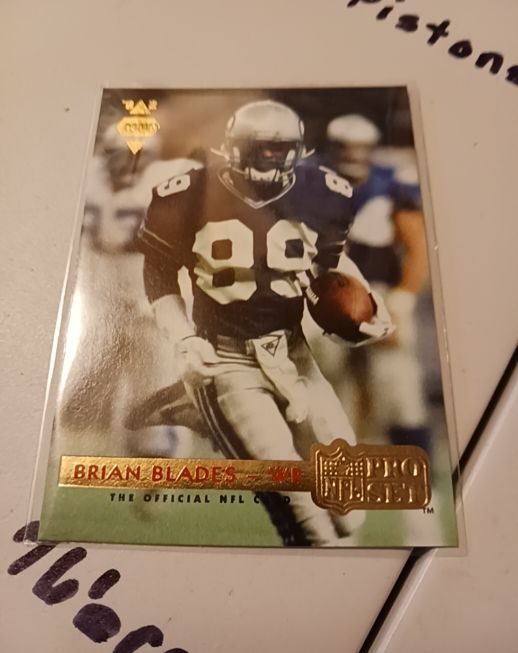1992 Pro Set Gold MVP #MVP14 Brian Blades — front