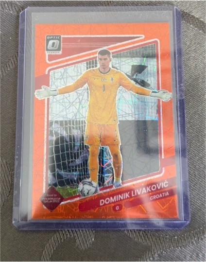 2021-22 Panini Donruss Optic #38 Dominik Livakovic — front