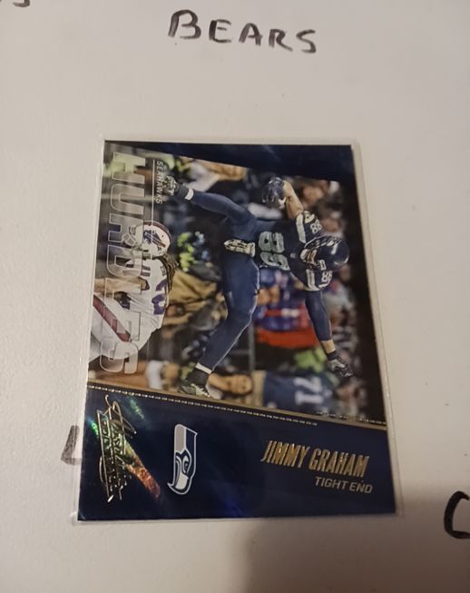 2017 Panini Absolute Hurdles #9 Jimmy Graham — front
