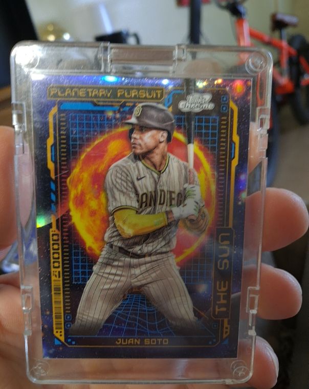 2023 Topps Cosmic Chrome #PPS-10 Juan Soto Planetary Pursuit The Sun — front