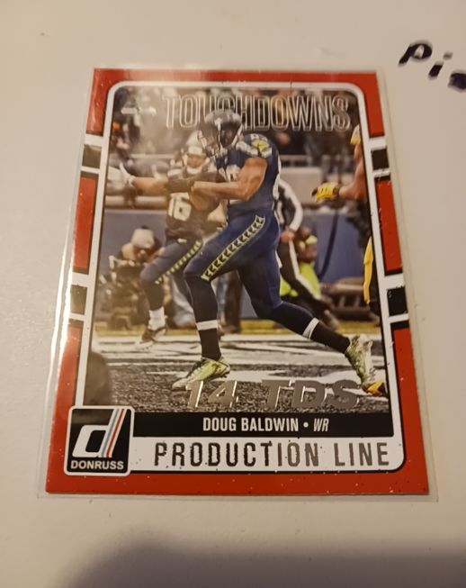 2016 Donruss Production Line #5 Doug Baldwin — front