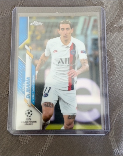2019-20 Topps Chrome UEFA Champions League #3 Angel Di Maria — front