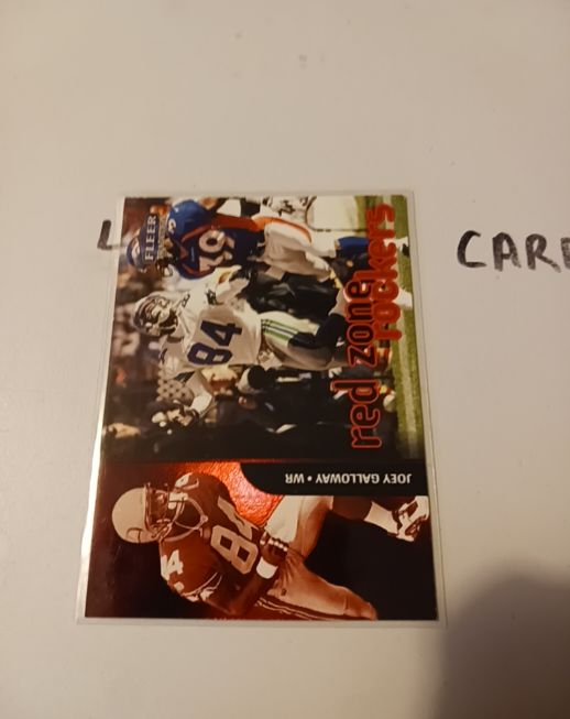 1998 Fleer Tradition Red Zone Rockers #5RR Joey Galloway — front