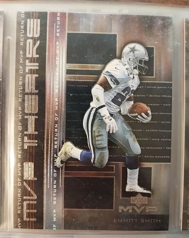 1999 Upper Deck MVP Theatre #M5 Emmitt Smith — front